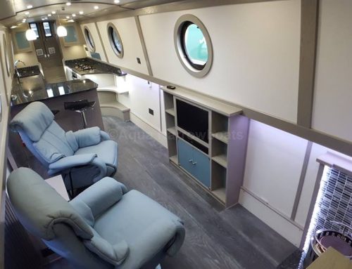 Bespoke Narrowboat Builder Aqua Narrowboats completes ‘Riverside’ Feb 2018