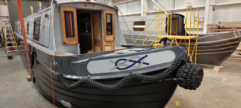 Narrowboat Infinity built by Aqua Narrowboats